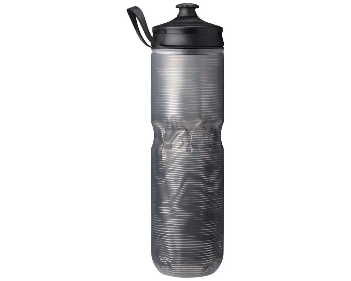 Hydrapak Polar Sport Pulse Insulated Water Bottle (Black) (24oz) (Single)