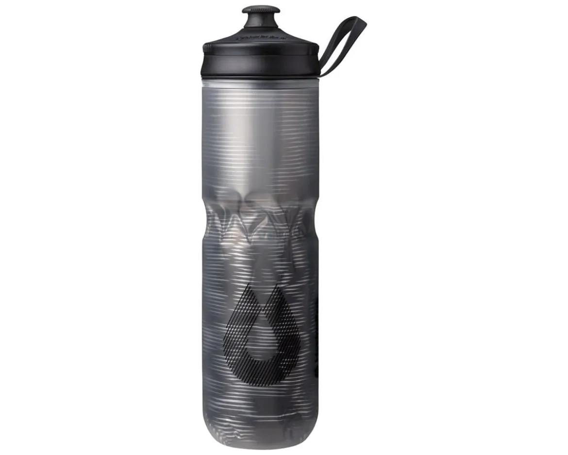 Hydrapak Polar Sport Pulse Insulated Water Bottle (Black) (24oz) (Single)