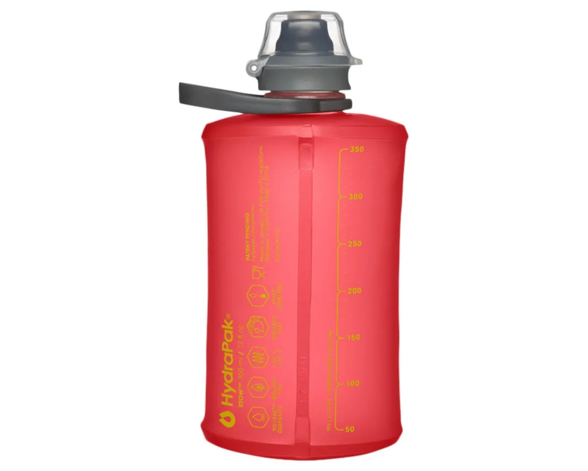 Hydrapak Stow Mountain Flexible Water Bottle (Redwood) (350ml)