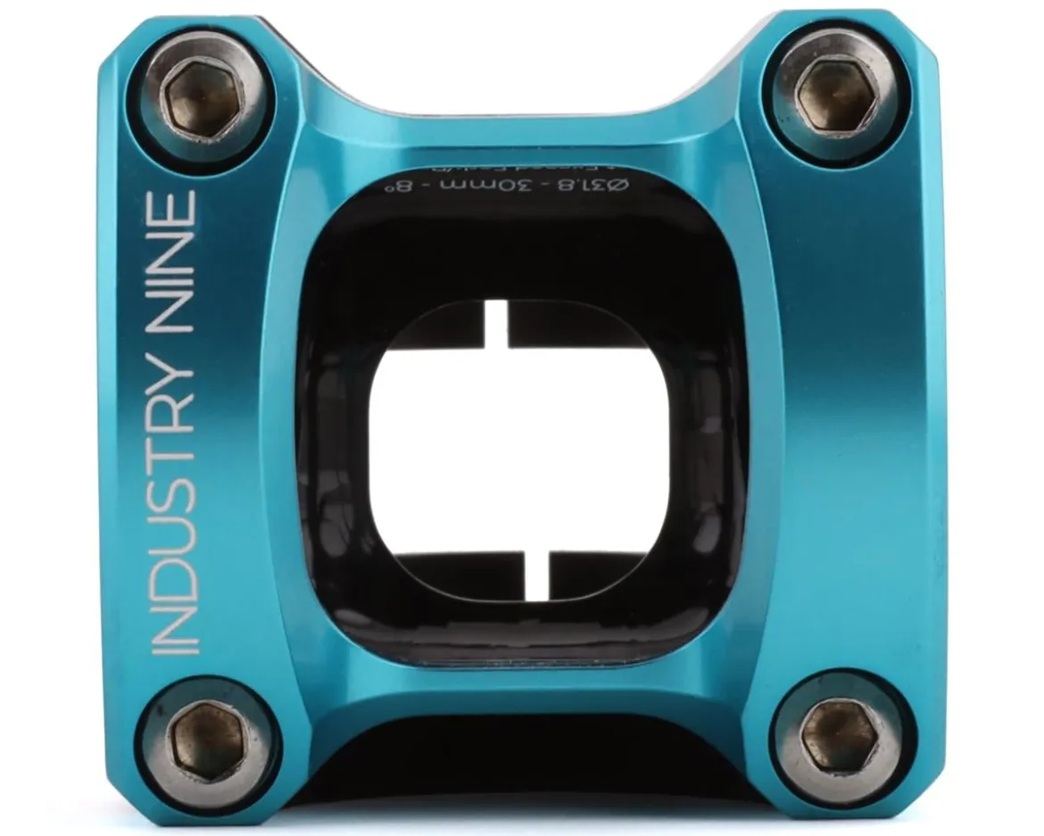 Industry Nine A318 Stem (Black/Turquoise) (31.8mm) (30mm) (8°)