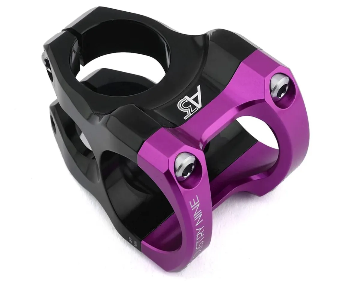 Industry Nine A35 Stem (Black/Purple) (35.0mm) (32mm) (9°)