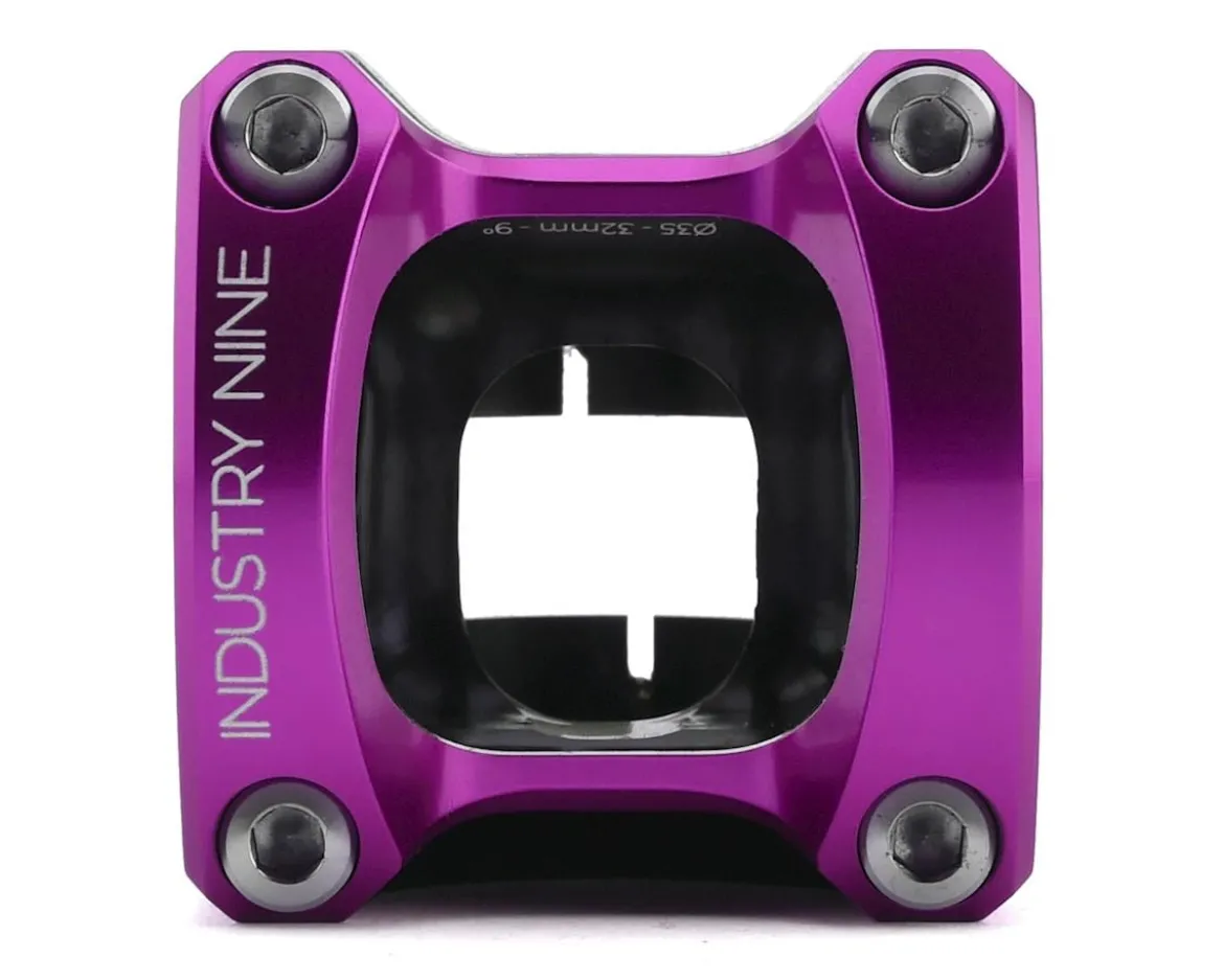 Industry Nine A35 Stem (Black/Purple) (35.0mm) (32mm) (9°)