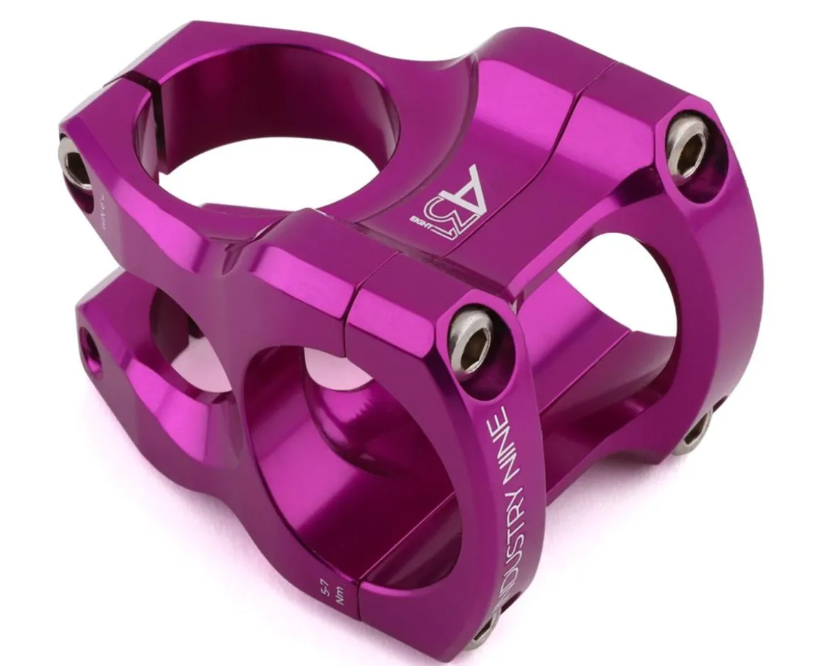 Industry Nine A318 stem (Purple) (31.8mm) (30mm) (8°)