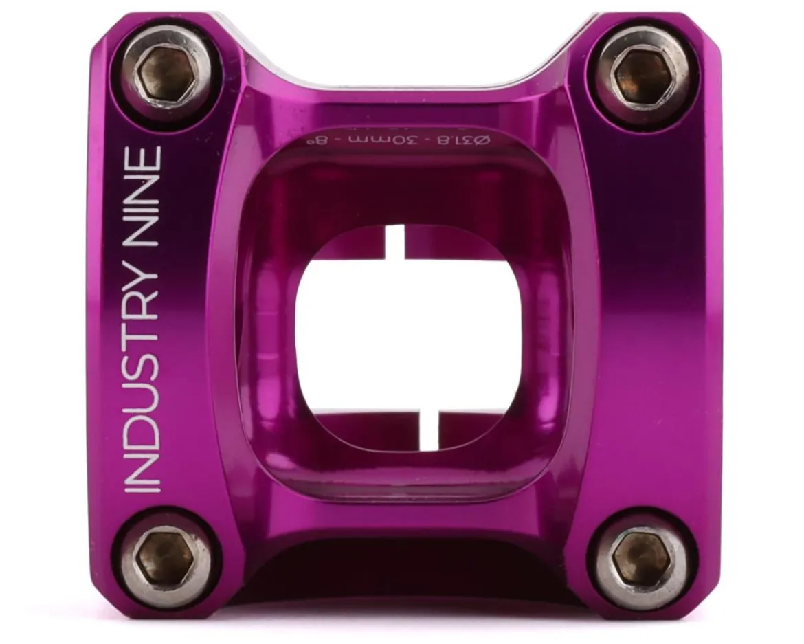 Industry Nine A318 stem (Purple) (31.8mm) (30mm) (8°)