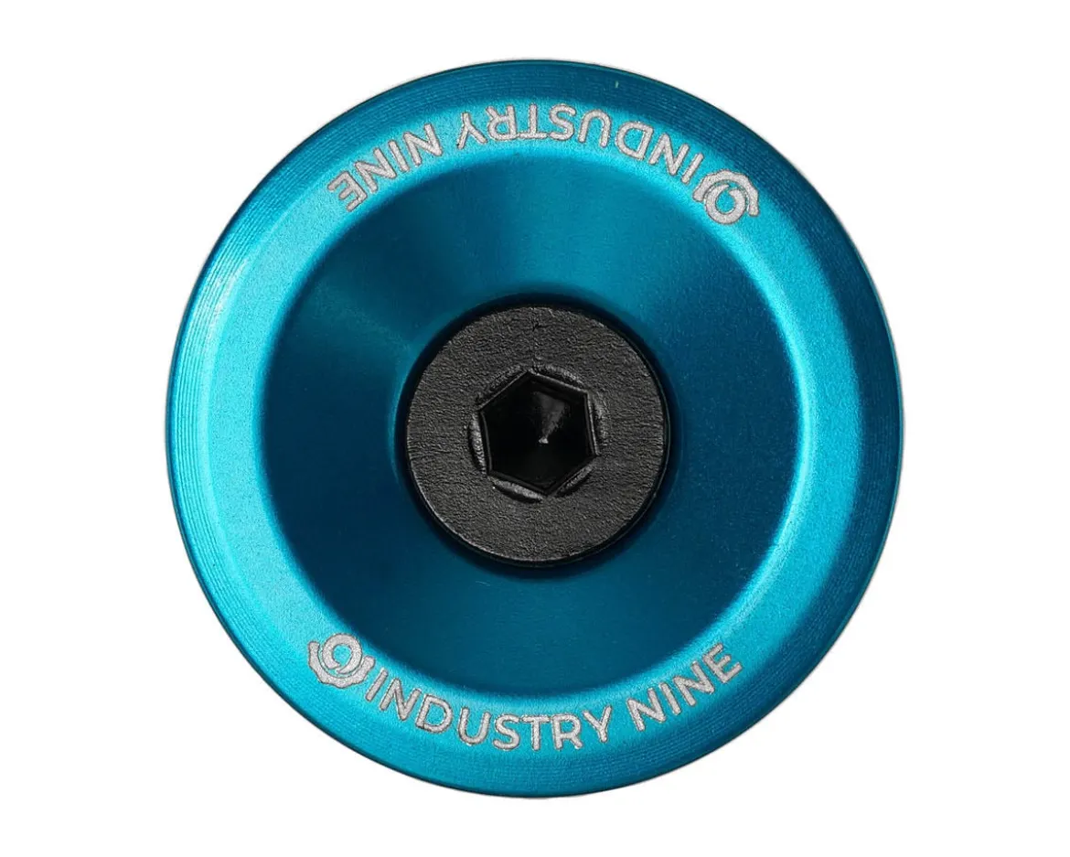 Industry Nine Ultra Light Aluminum Top Cap (Turquoise) (1-1/8")