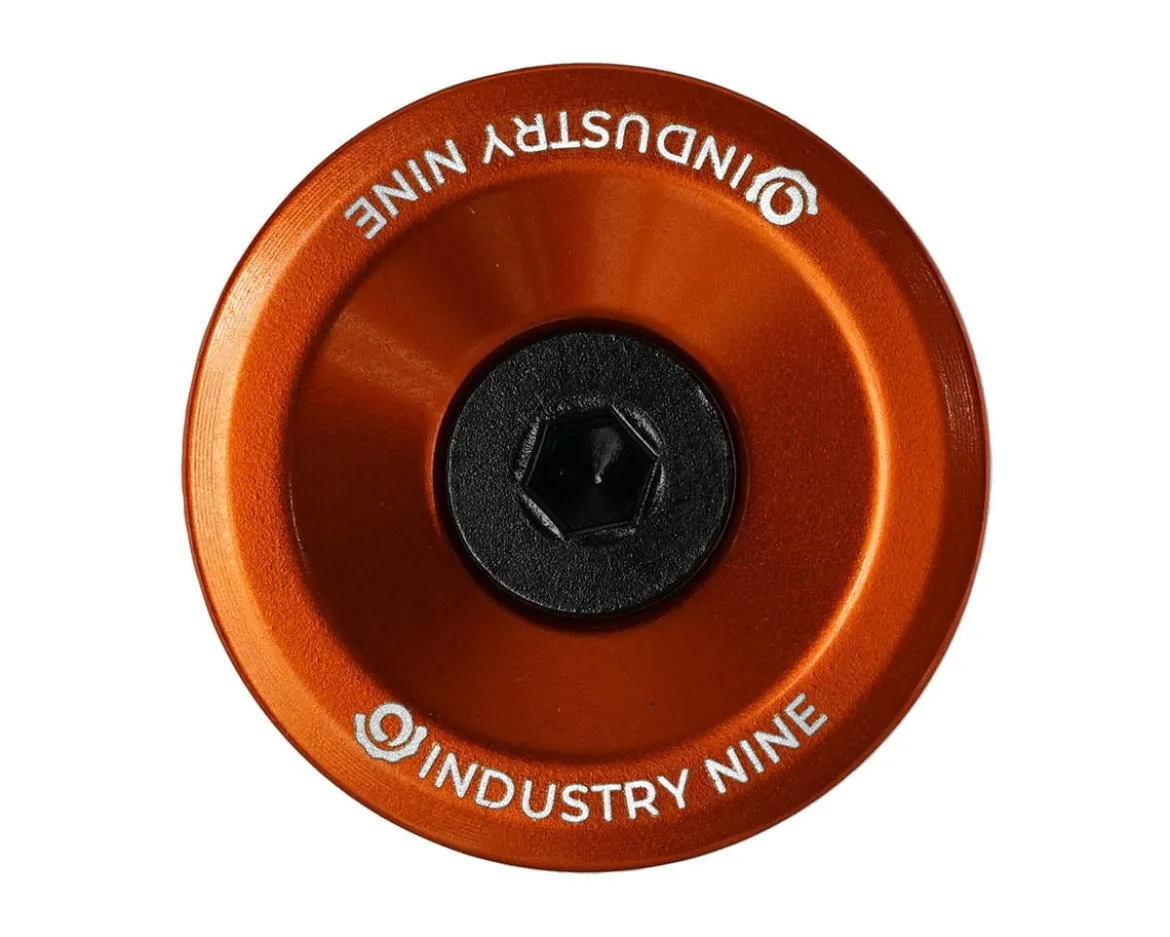 Industry Nine Ultra Light Aluminum Top Cap (Orange) (1-1/8")