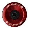 Industry Nine Ultra Light Aluminum Top Cap (Red) (1-1/8")