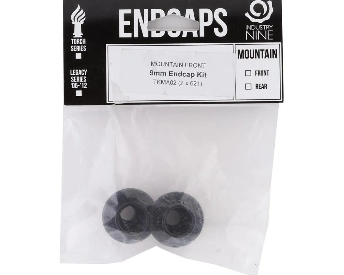 Industry Nine Torch Classic Mountain Front Axle End Caps (Thru Bolt) (9mm) (6-Bolt)