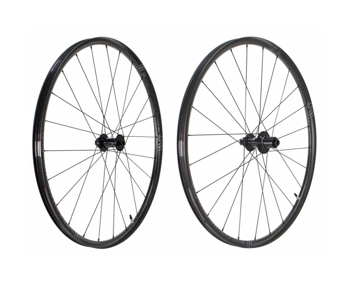Industry Nine 1/1 Ultralite Carbon Gravel Wheelset (Black) (Shimano HG 11/12) (12x100mm, 12x142mm) (700c) (Centerlock) (Tubeless)