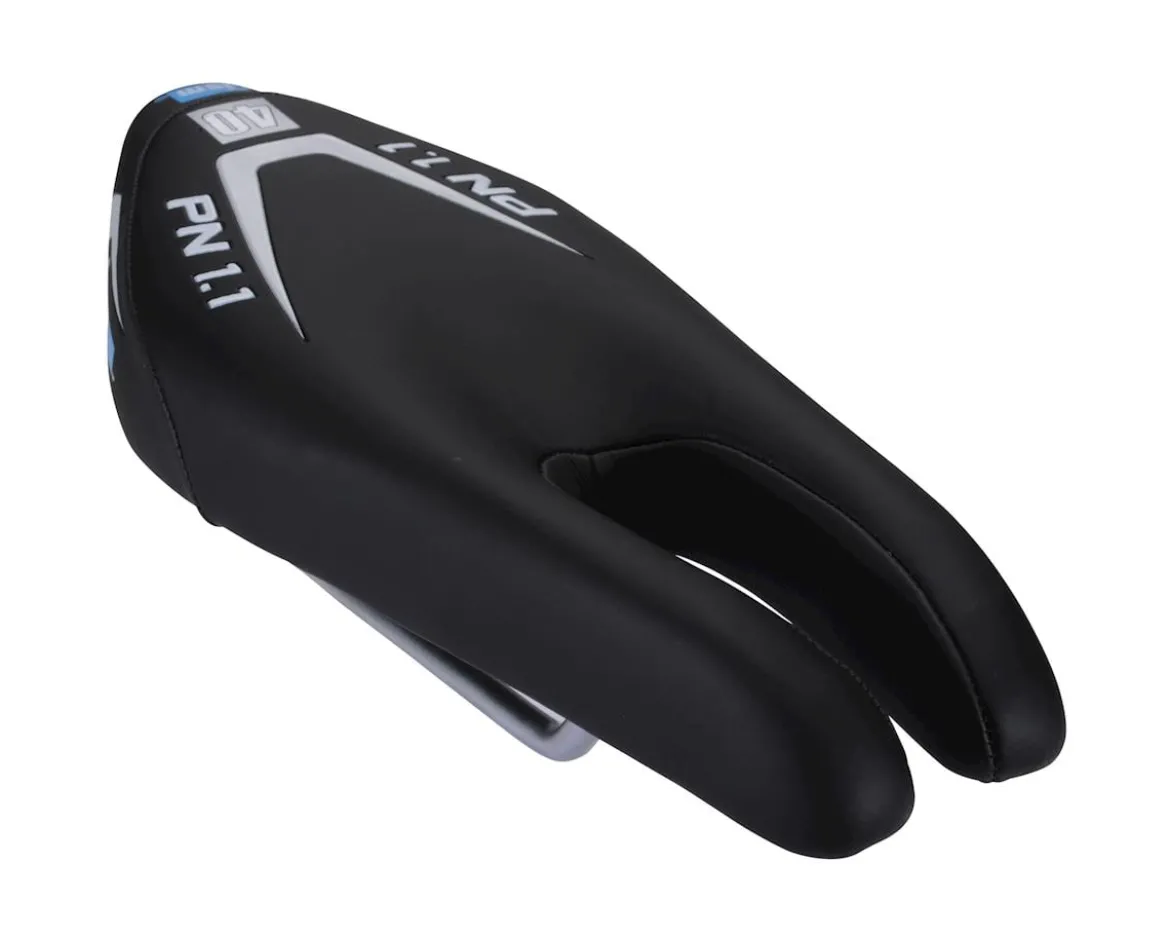 ISM PN 1.1 Saddle (Black) (Steel Rails) (110mm)