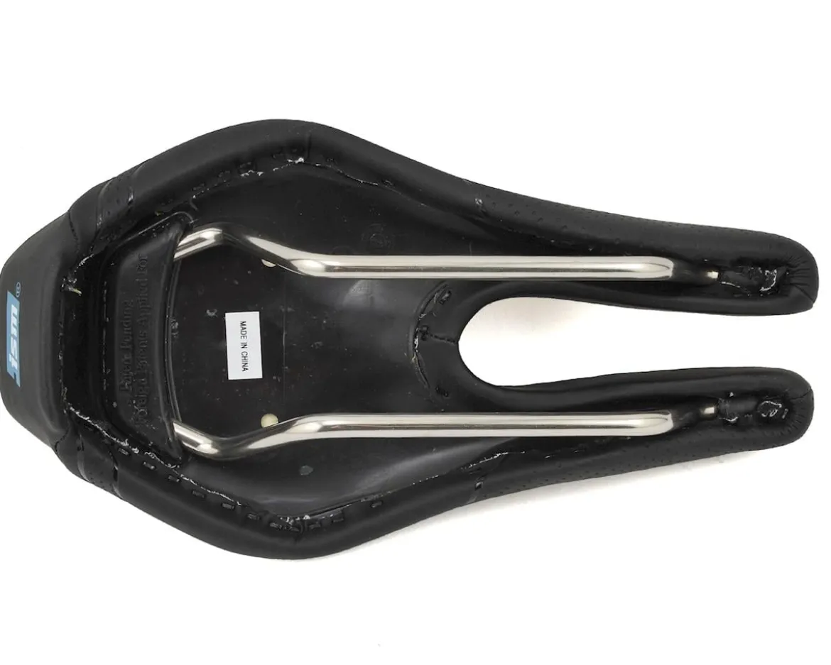 ISM PS 1.0 TT Saddle (Black) (CrN/Ti Alloy Rails) (130mm)