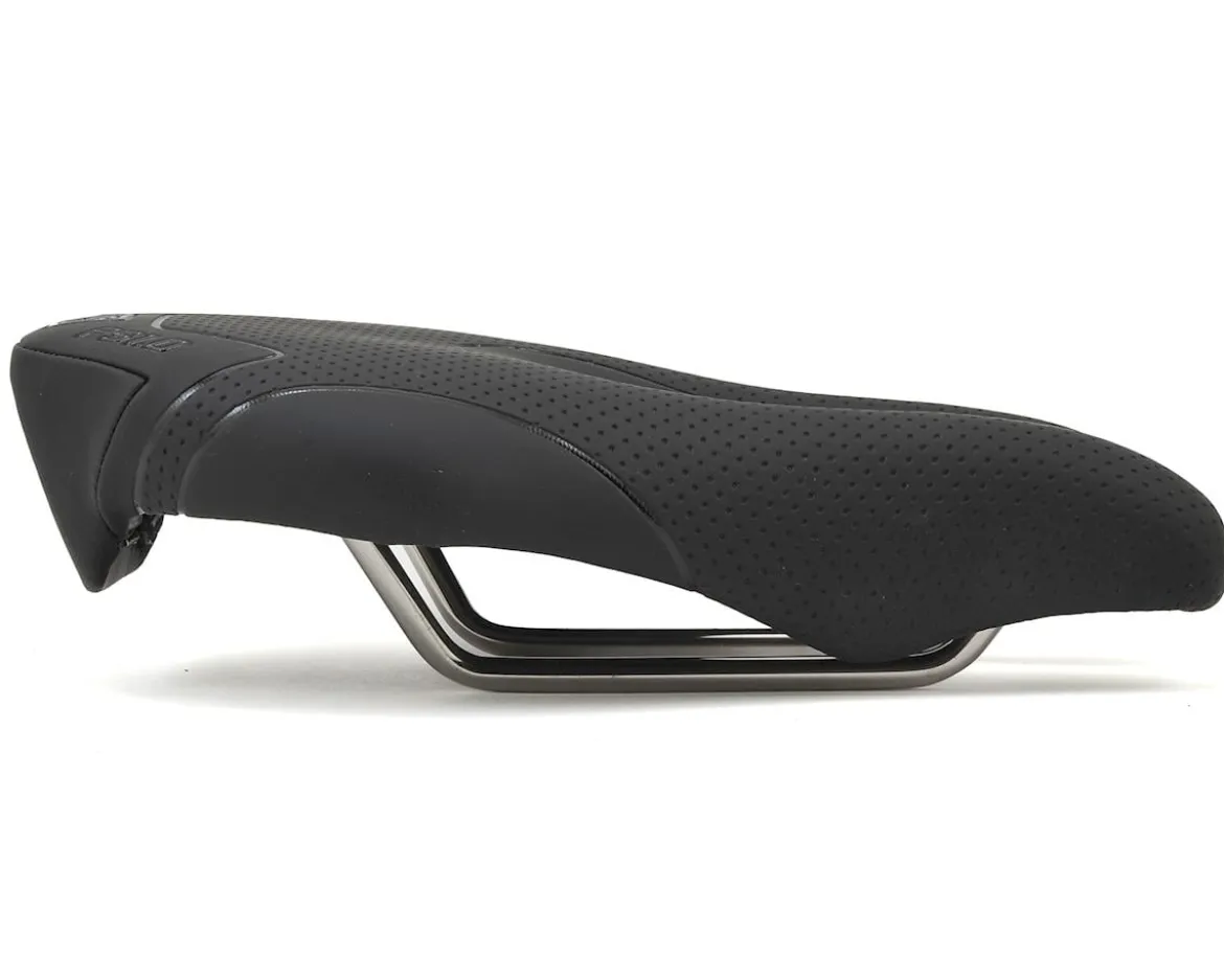 ISM PS 1.0 TT Saddle (Black) (CrN/Ti Alloy Rails) (130mm)