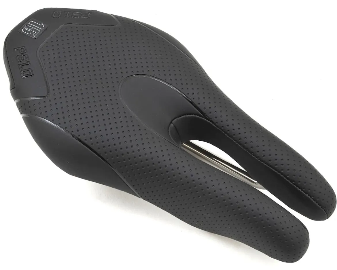 ISM PS 1.0 TT Saddle (Black) (CrN/Ti Alloy Rails) (130mm)