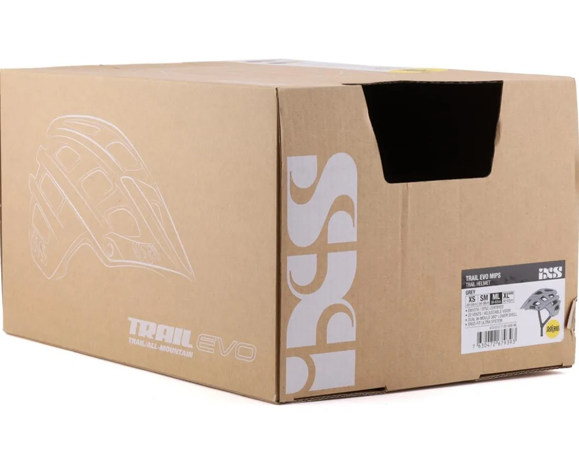 iXS Trail Evo MIPS Helmet (Grey) (XS)