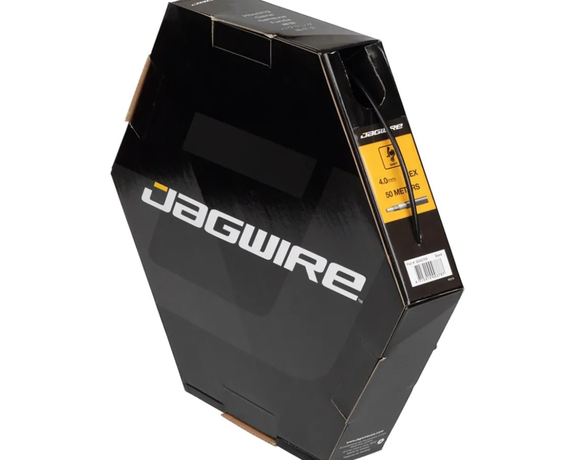 Jagwire Basics Derailleur Cable Housing File Box (Black) (4mm) (50 Meters)