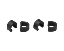 Jagwire C-Clip Housing/Hose Guide (Black) (Bag/50)
