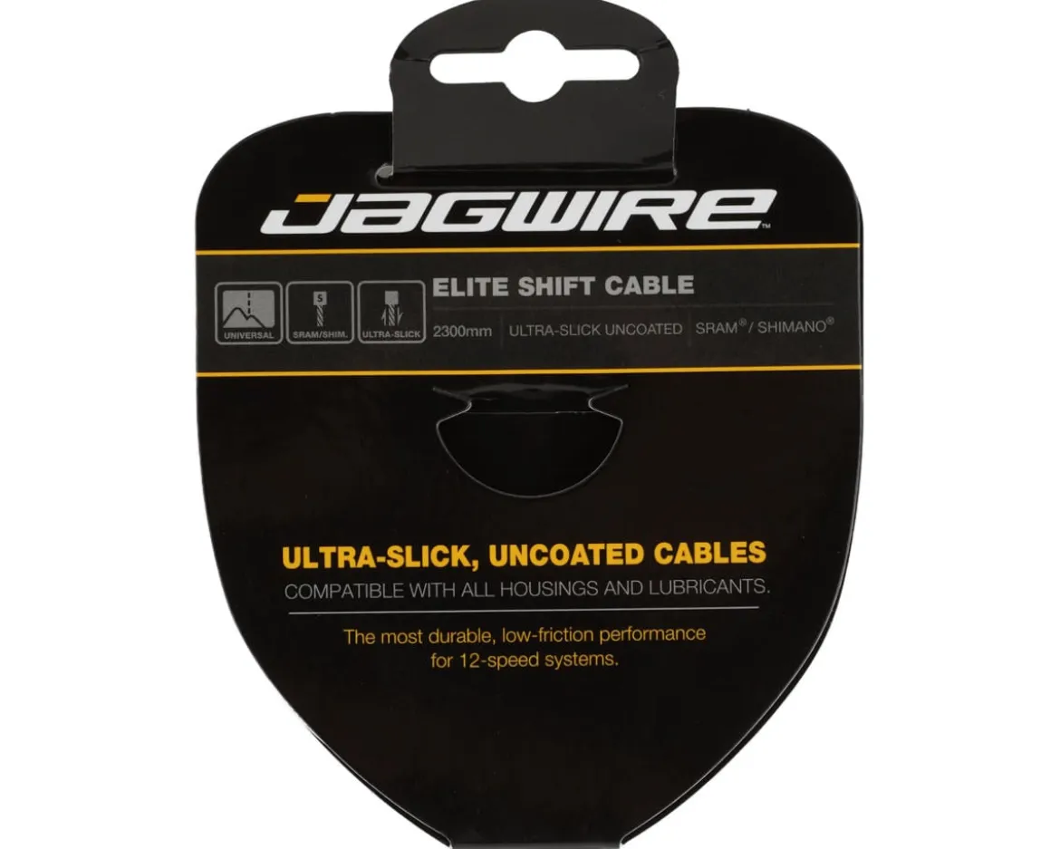Jagwire Elite Ultra-Slick Derailleur Cable (For Shimano/SRAM) (Stainless) (1.1mm) (2300mm) (1 Pack)