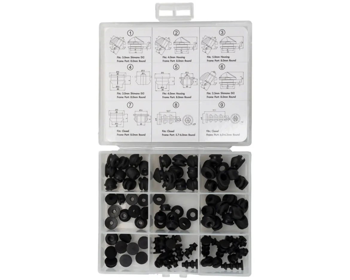Jagwire Frame Plug Combo Box for Housing (Di2 & Closed-Type)