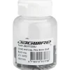 Jagwire Lined Alloy End Caps (Black) (4mm) (Bottle of 50)