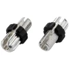 Jagwire M10 Slotted Alloy Adjusting Barrel (Silver/Black) (Bag/10)