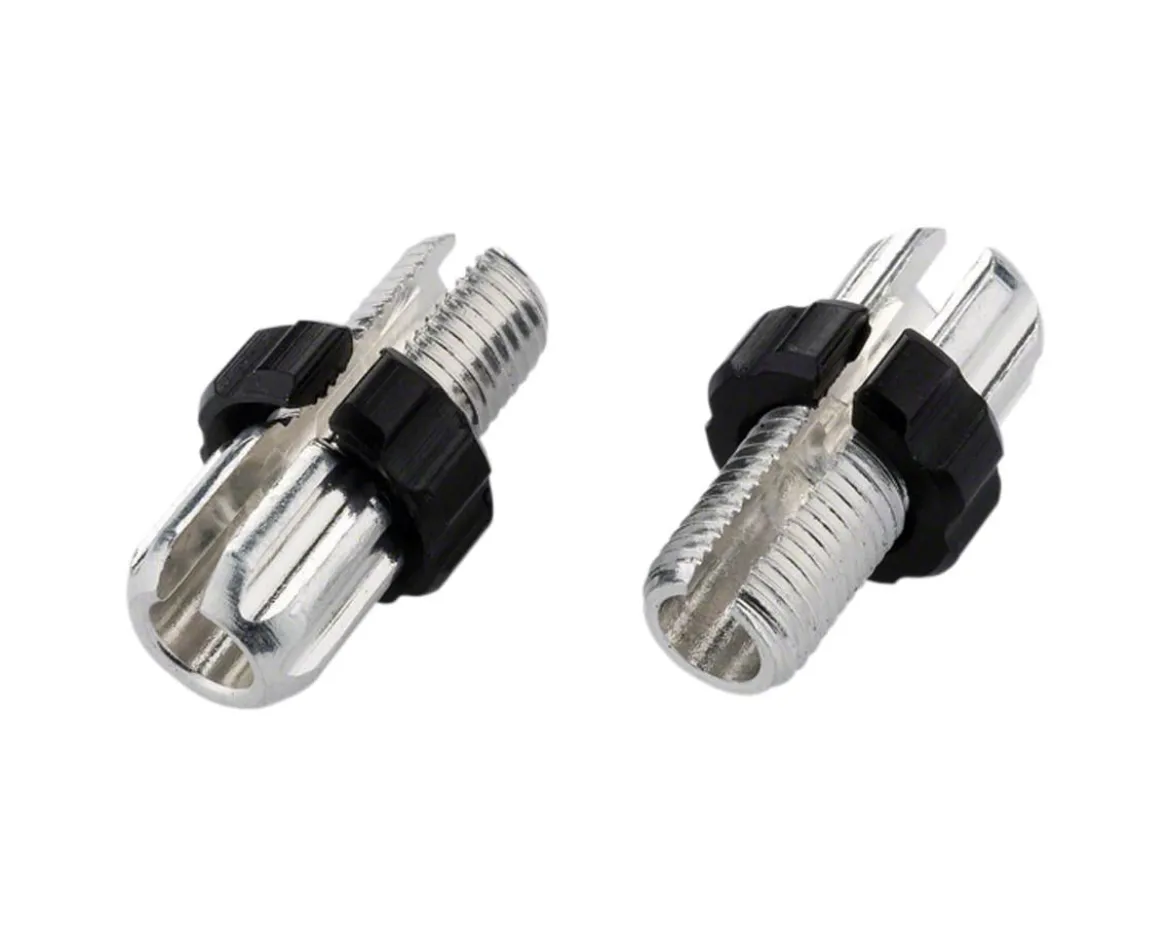 Jagwire M10 Slotted Alloy Adjusting Barrel (Silver/Black) (Bag/10)