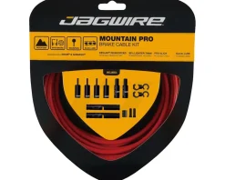 Jagwire Mountain Pro Brake Cable Kit (Red) (Stainless) (1.5mm) (1500/2800mm) (w/ Housing)