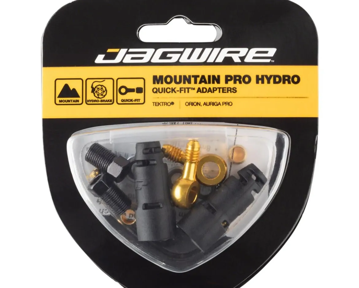 Jagwire Mountain Pro Hydraulic Disc Hose Quick-Fit Adapter Kit (1) (Tektro Orion/Auriga Pro/ Gemini SL/Volans)