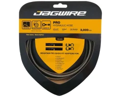Jagwire Mountain Pro Hydraulic Disc Hose Kit (Carbon Silver) (3000mm) (Braided) (Requires Jagwire Mountain Pro Quick-Fit Kit)