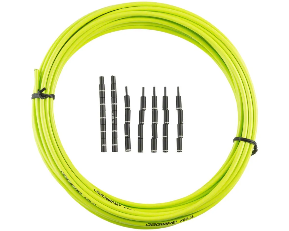 Jagwire Pro Compressionless Brake Housing (Organic Green) (5mm) (10 Meters) (w/ Slick-Lube Liner)