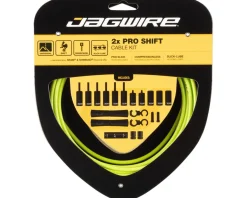 Jagwire Pro Shift Kit (Organic Green) (For Shimano/SRAM) (1.1mm) (2300/2800mm) (Cables & Housing)