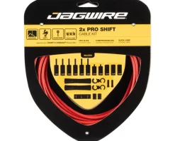 Jagwire Pro Shift Kit (Red) (For Shimano/SRAM) (1.1mm) (2300/2800mm) (Cables & Housing)