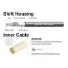 Jagwire Pro Shift Kit (Stealth Black) (For Shimano/SRAM) (1.1mm) (2300/2800mm) (Cables & Housing)
