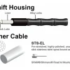 Jagwire Road Elite Link Brake Cable Kit (Grey) (1.5mm) (1350/2350mm) (w/ Housing)