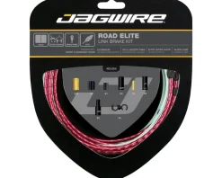 Jagwire Road Elite Link Brake Cable Kit (Red) (1.5mm) (1350/2350mm) (w/ Housing)