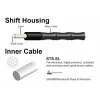 Jagwire Road Elite Link Brake Cable Kit (Celeste) (1.5mm) (1350/2350mm) (w/ Housing)