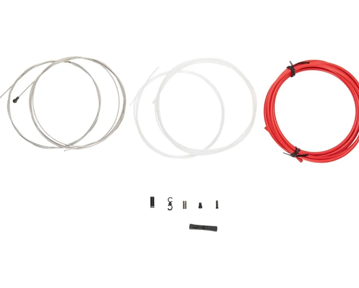 Jagwire Road Elite Sealed Brake Cable Kit (Red) (1.5mm) (850/1650mm) (w/ Housing)