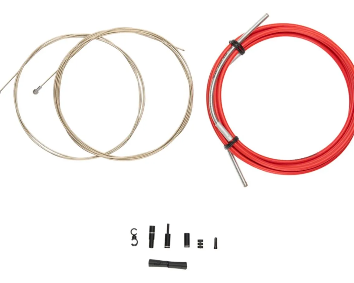 Jagwire Road Pro Brake Cable Kit (Red) (Stainless) (1.5mm) (1500/2800mm) (w/ Housing)
