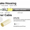 Jagwire Road Pro Brake Cable Kit (Orange) (Stainless) (1.5mm) (1500/2800mm) (w/ Housing)