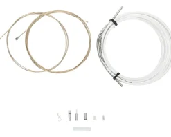 Jagwire Road Pro Brake Cable Kit (White) (Stainless) (1.5mm) (1500/2800mm) (w/ Housing)