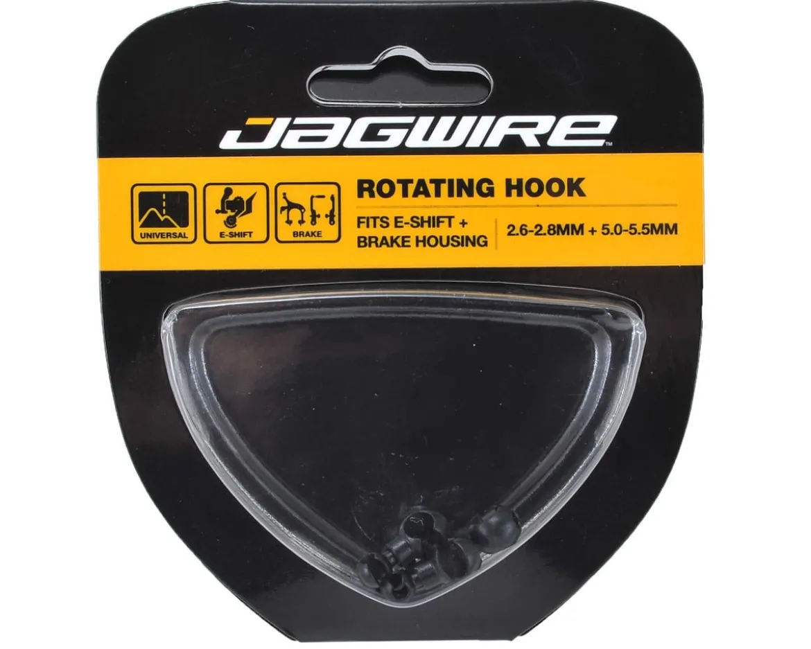 Jagwire S-Hook for Di2 Wire and Brake Cable (Black) (4)
