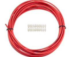 Jagwire Sport Brake Housing (Red) (5mm) (10 Meters) (w/ Slick-Lube Liner)