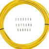 Jagwire Sport Brake Housing (Yellow) (5mm) (10 Meters) (w/ Slick-Lube Liner)