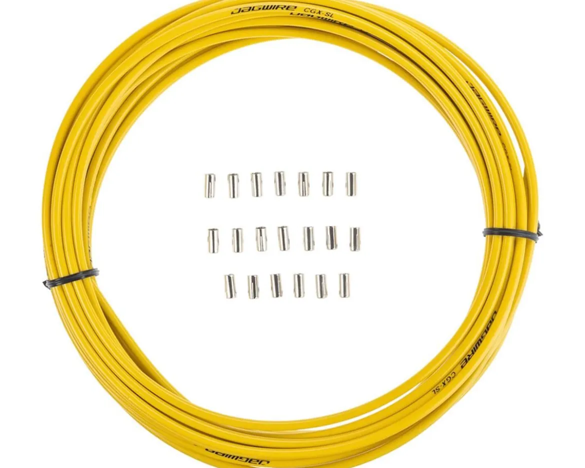 Jagwire Sport Brake Housing (Yellow) (5mm) (10 Meters) (w/ Slick-Lube Liner)