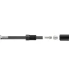 Jagwire Sport DOT Hydraulic Hose Kit (Black) (2000mm) (Fits SRAM Road Flat Mount)
