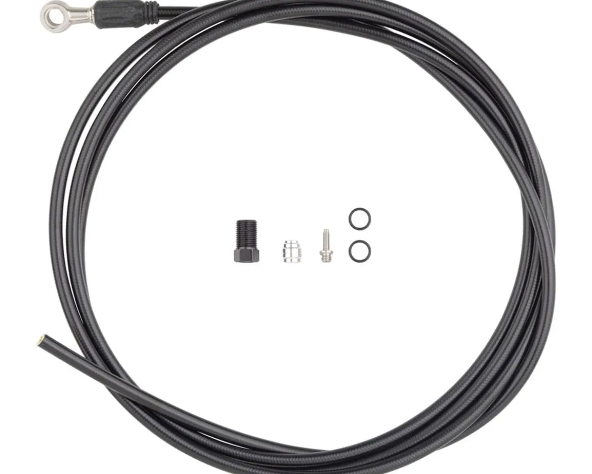 Jagwire Sport DOT Hydraulic Hose Kit (Black) (2000mm) (For SRAM G2, Guide (B1))