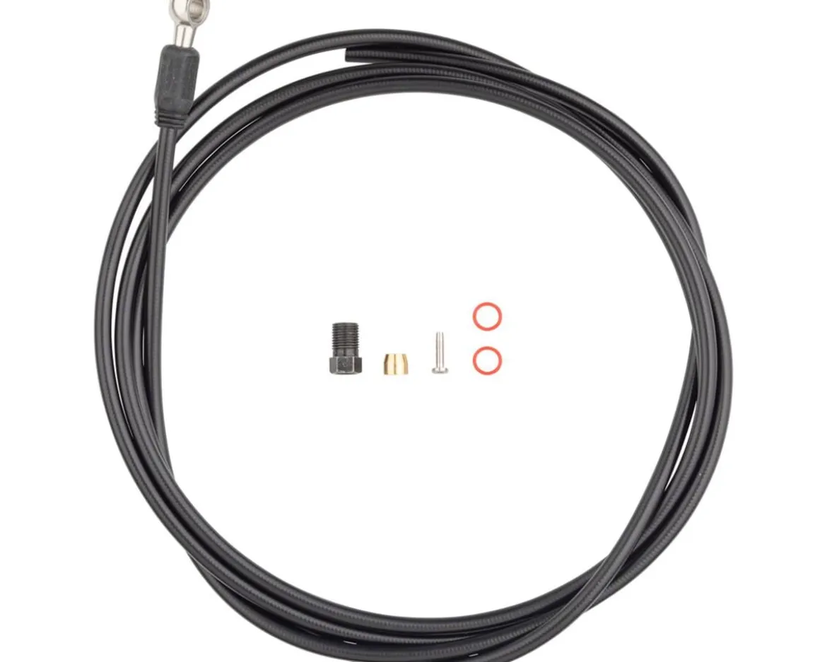 Jagwire Sport Mineral Oil Hydraulic Hose Kit (Black) (2000mm) (For Shimano XTR/XT/SLX/Saint/Zee/Alfine)