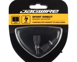Jagwire Sport 4mm Direct Rocket II Shift Cable Tension Adjusters (Black) (Pair)
