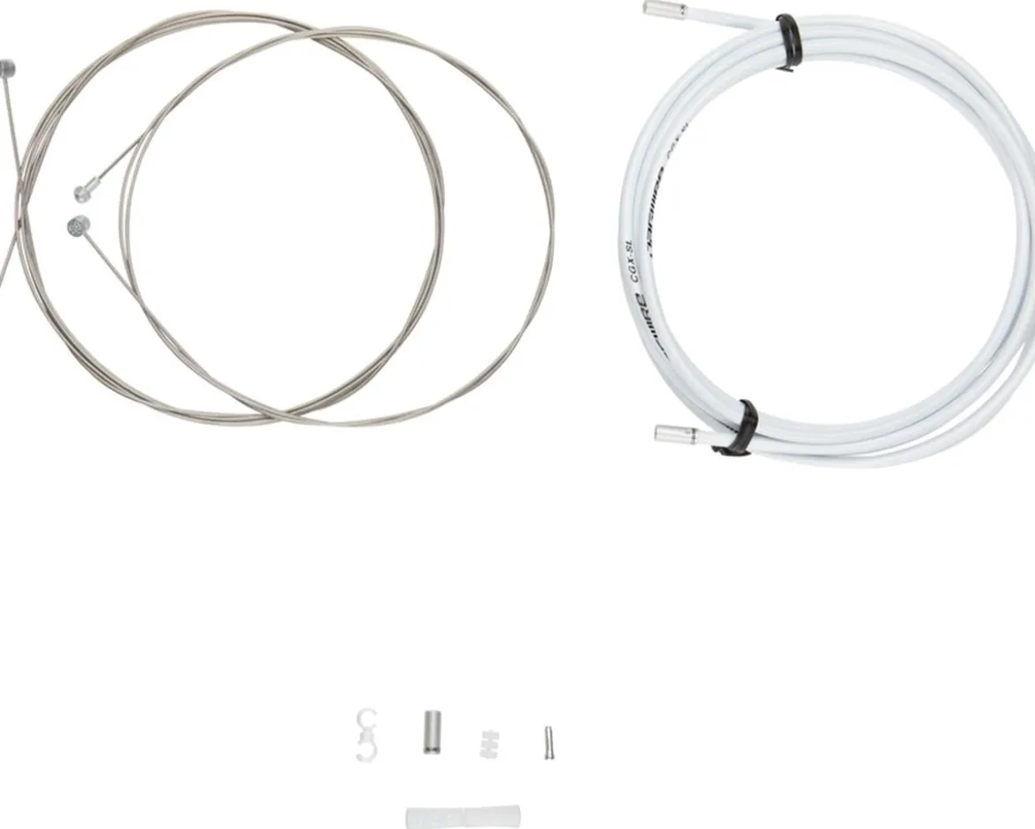 Jagwire Universal Sport Brake Cable Kit (White) (Stainless) (Road & Mountain) (1.5mm) (1350/2350mm) (w/ Housing)