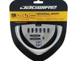 Jagwire Universal Sport Brake Cable Kit (White) (Stainless) (Road & Mountain) (1.5mm) (1350/2350mm) (w/ Housing)