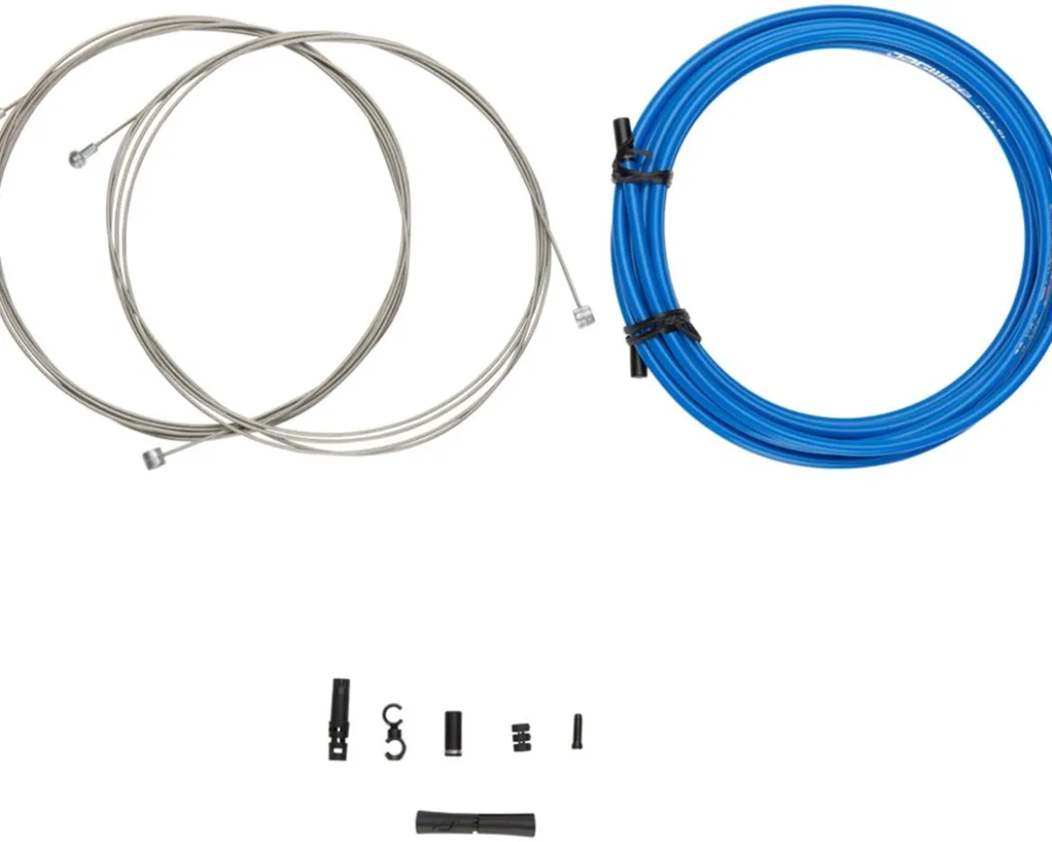 Jagwire Universal XL Sport Brake Cable Kit (Blue) (Stainless) (Road & Mountain) (1.5mm) (2000/2500mm) (w/ Housing)